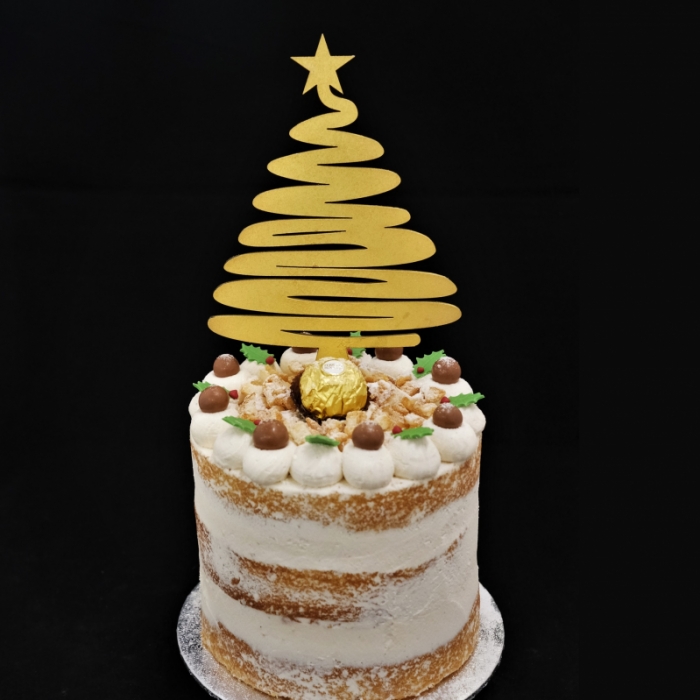 Naked Kerst CakeNaked Kerst Cake - Amarettio