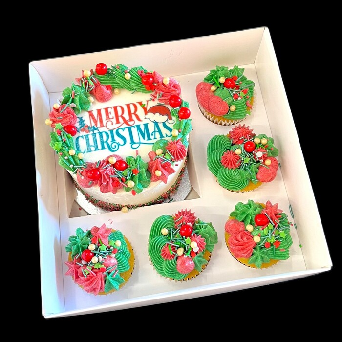 Kerst Cupcake boxBENTO BOX - XMAS