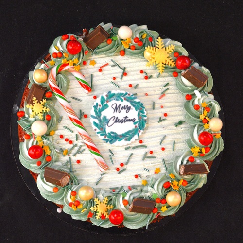 Christmas Flat  Cake (8p.)